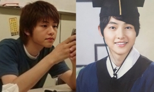 Nhan sắc thời còn ngồi trên ghế nhà trường của Song Joong Ki, chuẩn 'mỹ nam học đường'
