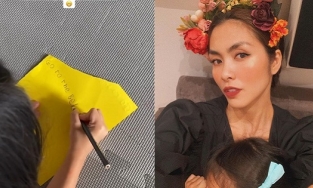 Con gái Hà Tăng hết cho kiến ăn đến viết thư gửi kiến, mẹ hào môn dạy con quá giỏi