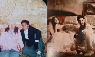 Mạnh Trường 'xả kho' loạt ảnh thời trẻ bên bà xã Lan Phương