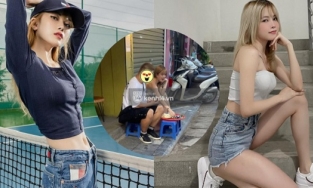 Nhan sắc thật của Thiều Bảo Trâm khi bị bắt gặp dạo phố Hà Nội cùng 'người quen' của Sơn Tùng