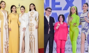 Cao gần 1,8m, chân dài 1m2, Lương Thùy Linh biến các người đẹp thành tí hon