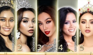 Thùy Tiên lọt top 3 những thí sinh được yêu thích nhất Miss Grand 2021