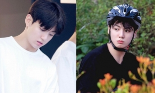 Loạt ảnh mặt mộc đẹp không tỳ vết của 'em út vàng' BTS Jungkook