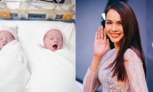 Á hậu Diễm Châu hạ sinh hai bé gái song sinh, giấu danh tính bạn trai