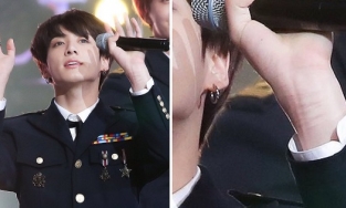 Nghi vấn Jungkook (BTS) tự hành hạ mình khi xuất hiện vết cắt trên cổ tay