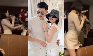 Đang hát, Lệ Quyên bỗng mang chiếc túi bạch tạng đưa cho tình trẻ với ánh mắt khó hiểu