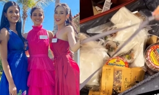 Đỗ Thị Hà đãi dàn thí sinh Miss World tiệc bánh tráng trộn Made in Vietnam