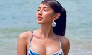 Thùy Tiên hóa nàng tiên cá gợi cảm 'đốt cháy' bãi biển Thái Lan