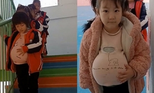 Giáo viên bị phản ứng khi cho học sinh tiểu học mang bầu giả để hiểu nỗi vất vả của mẹ