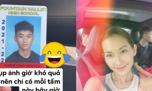 Fan trầm trồ trước dung mạo điển trai của quý tử tuổi teen nhà Kim Hiền