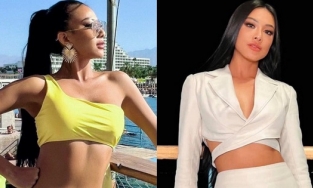 Nối gót Thùy Tiên, Á hậu Kim Duyên lên đồ cắt xẻ hiểm hóc, ngày càng tỏa sáng tại Miss Universe