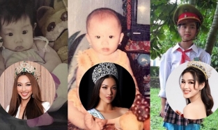 Ảnh lúc nhỏ của 3 đại diện Việt Nam thi nhan sắc quốc tế: Thùy Tiên đáng yêu, Đỗ Thị Hà xinh từ bé