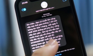 Cảnh báo chiêu lừa tiền núp bóng nhà tuyển dụng nhắn tin trên iPhone