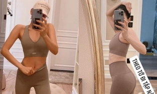 'Chị đẹp' U40 Lệ Quyên lại tung ảnh thị phạm cách tạo dáng mới rất khó bắt chước