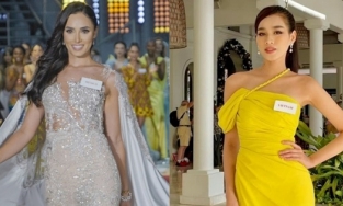 Miss Mexico hỏi mua váy, Hoa hậu Đỗ Thị Hà hào phóng tặng luôn