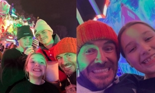 Bố bỉm David Beckham dẫn đàn con đi chơi cũng hút triệu like với vẻ điển trai ăn đứt 2 quý tử