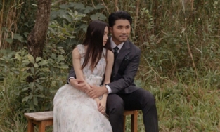 Bộ ảnh cưới 'tình bể bình' dạo quanh Hà Nội của con gái Xuân Hinh