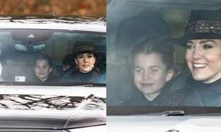 Cả nhà Công nương Kate đi lễ Giáng sinh, hình ảnh công chúa Charlotte khiến công chúng giật mình