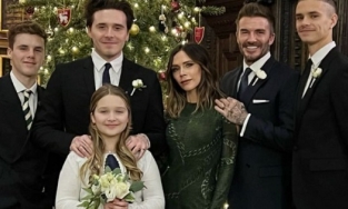 'Cực phẩm' ngày Giáng sinh đích thị là bức ảnh đẹp không tì vết của đại gia đình David Beckham 