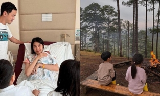 'Ngọc nữ' Tăng Thanh Hà vừa 'lên chức' mẹ chồng