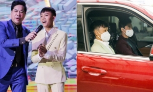 Danh ca Ngọc Sơn đích thân lái xế hộp đưa Hồ Văn Cường đi diễn ở Ninh Bình