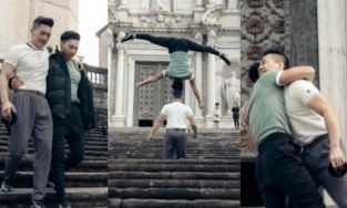 Những khoảnh khắc xúc động của Quốc Cơ - Quốc Nghiệp tại nơi vừa lập kỷ lục thế giới