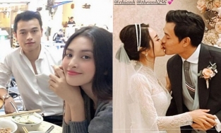 'Tình tin đồn' của Tiểu Vy kết hôn, nhan sắc cô dâu xinh không kém Hoa hậu