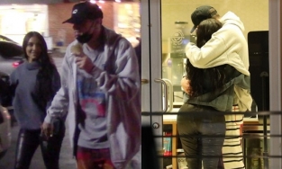 Kim Kardashian và tình trẻ Pete Davidson như vợ chồng son khi đi mua sắm