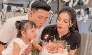 Sau 2 tuần sinh con, vợ trung vệ Bùi Tiến Dũng nhiễm Covid-19