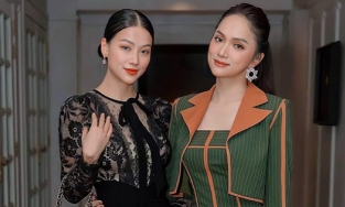Màn đọ sắc của 2 Hoa hậu Quốc tế Phương Khánh - Hương Giang