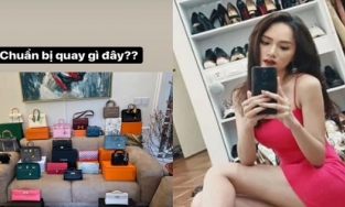 Hương Giang để lộ loạt túi hiệu đắt đỏ, giá 'sương sương' bằng mấy căn chung cư