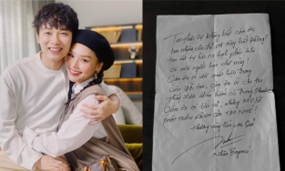 Trúc Nhân viết thư tay cảm ơn Miu Lê sau vụ trả cát xê 3 tỷ mà bạn không nhận