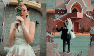 Minh Hằng “nhá hàng” ảnh cưới, fan nhìn cái đoán được luôn chụp ở đâu