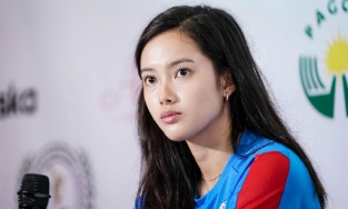 Vẻ đẹp ngọt ngào sáng cả sàn đấu của VĐV Wushu người Philippines tại SEA Games 31