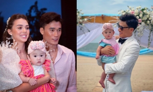 Rộ tin thủ môn Bùi Tiến Dũng và bạn gái Tây cưới chạy bầu, con đầu lòng là bé trai?