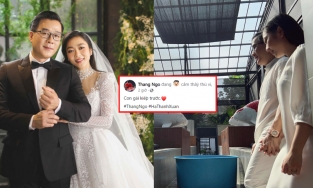 Vua cá Koi Thắng Ngô nắm tay Hà Thanh Xuân nói vợ trẻ là “con gái kiếp trước” 