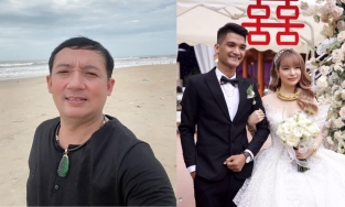 Nghệ sĩ Chiến Thắng hụt hẫng khi bị đuổi khỏi sân khấu ở đám cưới Mạc Văn Khoa