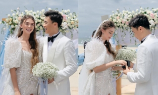 Lý do bố mẹ vợ Bùi Tiến Dũng không đến Việt Nam dự đám cưới của hai con