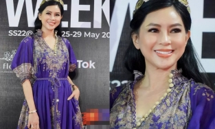 Ngỡ ngàng với nhan sắc U60 của mẹ chồng Tăng Thanh Hà qua camera thường