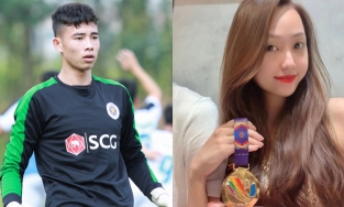 Nhan sắc bạn gái thủ môn Quan Văn Chuẩn: Hơn 4 tuổi nhưng trẻ như nữ sinh