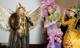 Những bộ cánh ấn tượng trong đêm Trình diễn Trang phục Dân tộc tại Miss Universe Việt Nam 2022