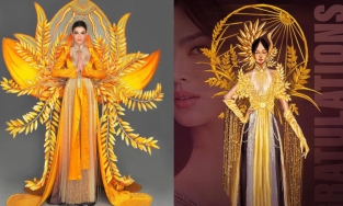 Trang phục dân tộc của Trân Đài tại MI Queen 2022 khiến fan thất vọng 