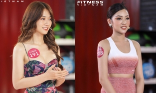 Lê Bống đùi ếch, Thanh Tâm eo bánh mì trong vòng 2 Miss Fitness Vietnam 2022