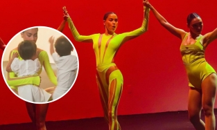 Nghiện con như Hà Hồ, đang quay MV chạy ra ôm hôn, cưng nựng 2 nhóc sinh đôi thăm thiết