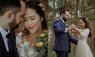 Em gái siêu mẫu Hà Anh huỷ hôn chồng Tây vào phút chót dù đã chụp ảnh cưới