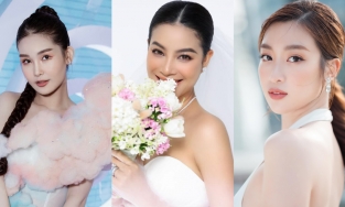 Showbiz Việt được mùa cưới: Cùng lúc ba Hoa hậu lên xe hoa với đại gia