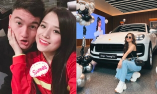 Sau 4 năm chia tay Văn Lâm, hotgirl xứ Nghệ đi xe 4 tỷ, hàng hiệu 'cả cây'