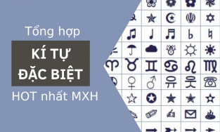 Tổng hợp các kí tự đặc biệt HOT nhất mạng xã hội hiện nay