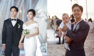 Thực hư hình ảnh Công Phượng bế con trai khiến MXH dậy sóng