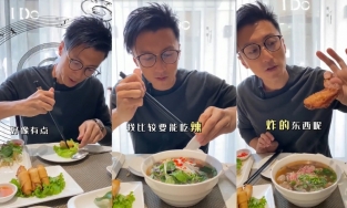 Tạ Đình Phong không giấu tình cảm với với ẩm thực Việt, nói về phở như chuyên gia